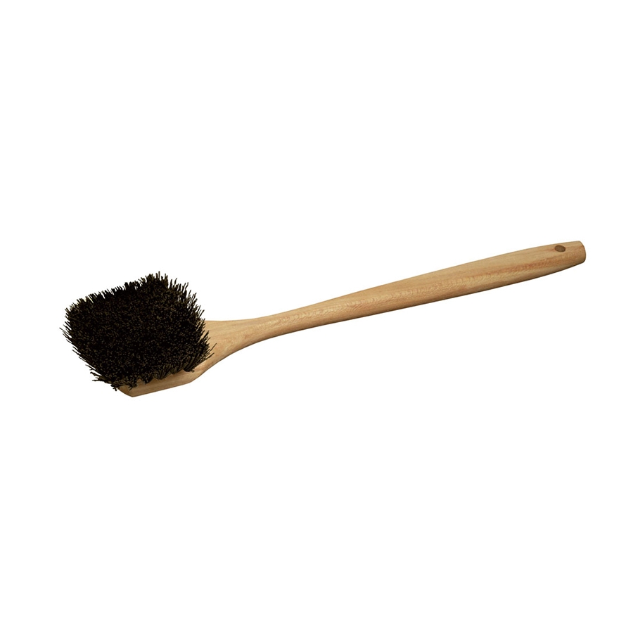 Magnolia White Polypropylene Handled Scrub Brush